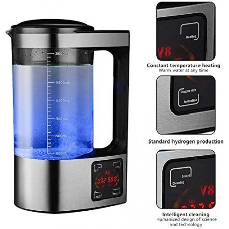  Fizzi Sparkling Water Maker (Black) with CO2 and BPA free Bottle